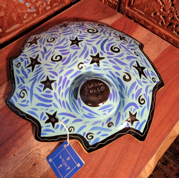 New in Box Terri Kern Houses and Trees Chip and Dip Set - Picture 9 of 16